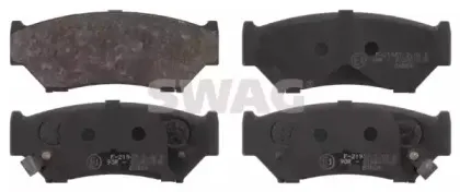 84 91 6657 SWAG Комплект тормозных колодок, дисковый тормоз